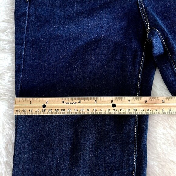 Michael‎ Kors High Waist Basics Straight Jeans Women's Size 2 Overdyed Indigo - Picture 13 of 15